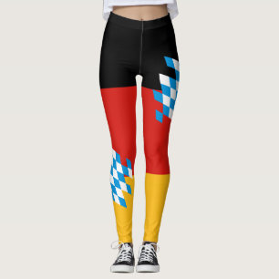 BAYERN-DEUTSCHE FLAGGEN-FARBEN + Ihre Ideen Leggings