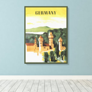 Bayern, Deutschland, Deutschland, Schlosspark Leinwanddruck