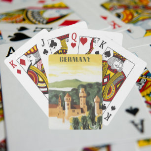 Bayern, Deutschland, Deutschland, Schlosspark Spielkarten