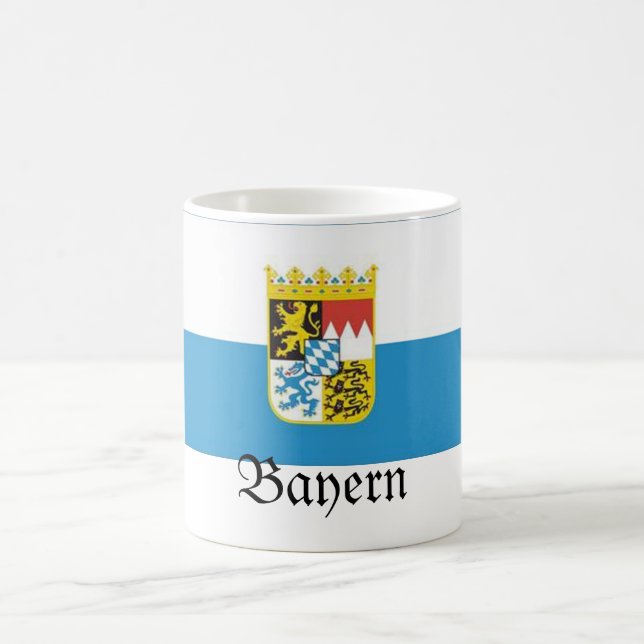 Bayern-Flaggen-Bayern Tasse (Mittel)