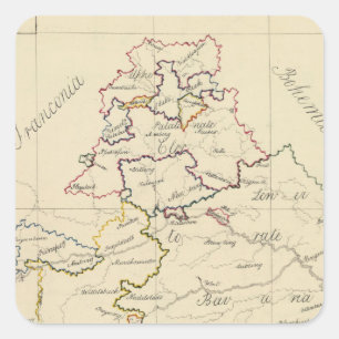 Bayern Quadratischer Aufkleber