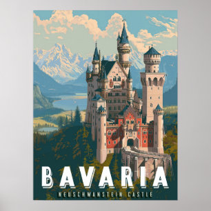 Bayern: Schloss Neuschwanstein Poster