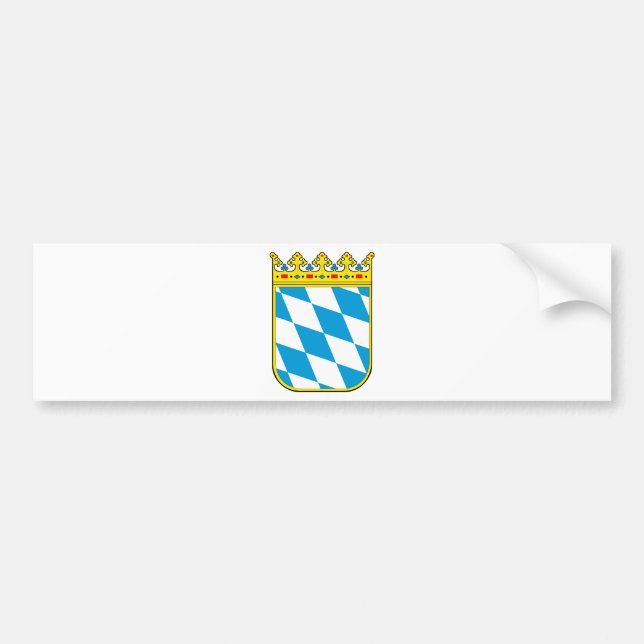Bayern Wappen Autoaufkleber (Vorne)