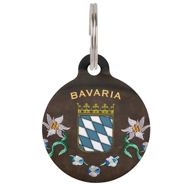 Bayern-Wappen Haustiermarke (Vorderseite)