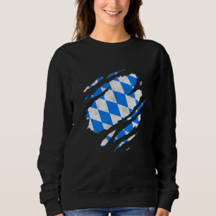 Bayernflagge München Deutschland Europa Deutschlan Sweatshirt