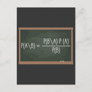 Bayes Theorem Probability Theory Data Science Postkarte