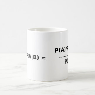 Bayes-Theorem-Tasse Kaffeetasse