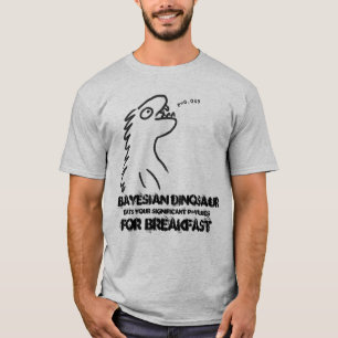 Bayesischer Dinosaurier-T - Shirt für Statistiker