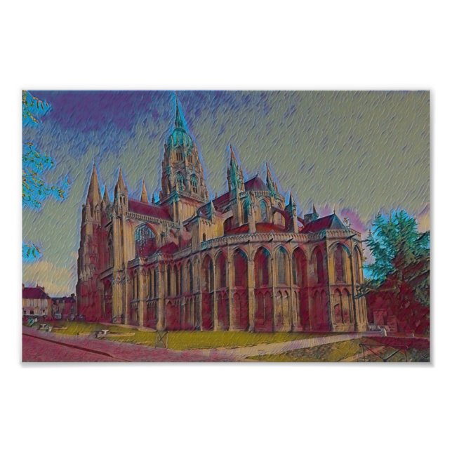 Bayeux Cathedral Fotodruck (Vorne)