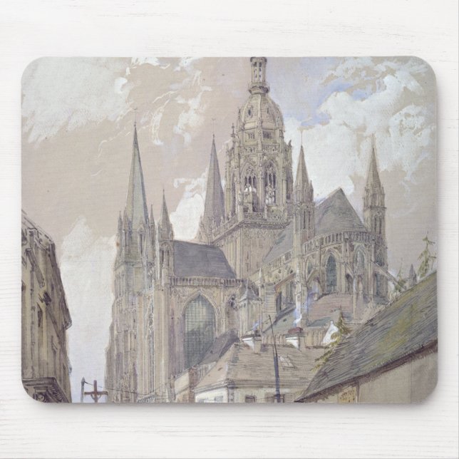 Bayeux-Kathedrale, Ansicht vom Südosten Mousepad (Vorne)