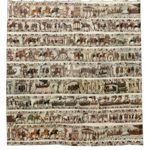 BAYEUX STEUER 1066 Schlacht von Hastings Duschvorhang