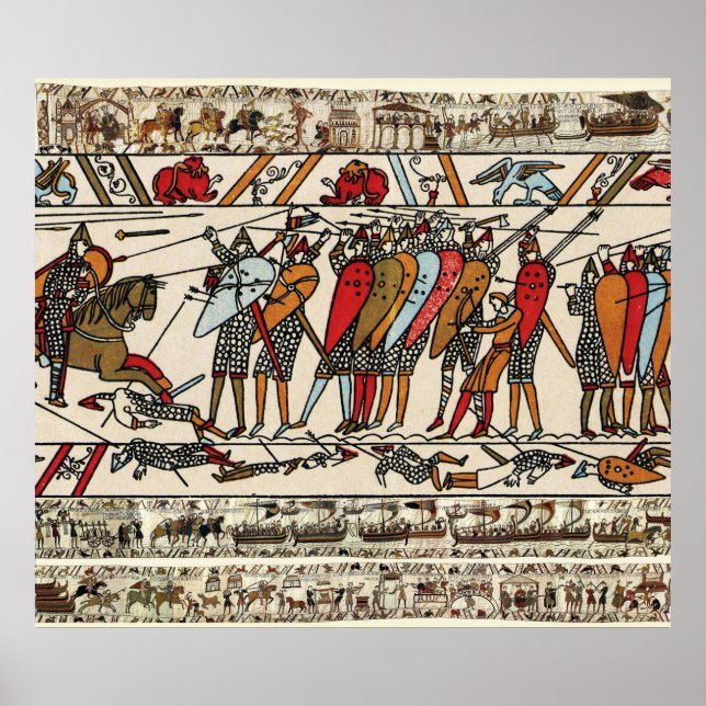 BAYEUX-STEUER, HASTSCHLAG, NORMALE NACHRICHTEN POSTER (Vorne)