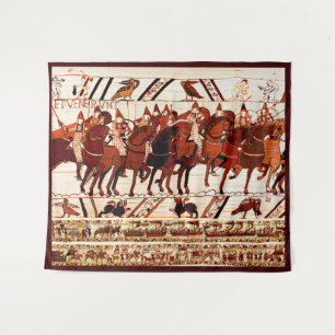 BAYEUX STEUER NORMAN ARMY, KNIGHTS HORSEBACK WANDTEPPICH