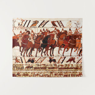 BAYEUX STEUER NORMAN ARMY, KNIGHTS HORSEBACK WANDTEPPICH