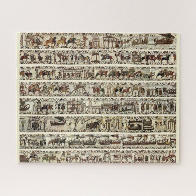 BAYEUX STEUERN 1066 Schlacht von Hastings, Mittela Puzzle (Horizontal)