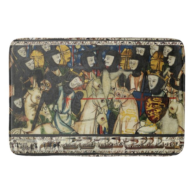 BAYEUX STEUERN 1066 Tod von König Harold Badematte (Vorderseite)