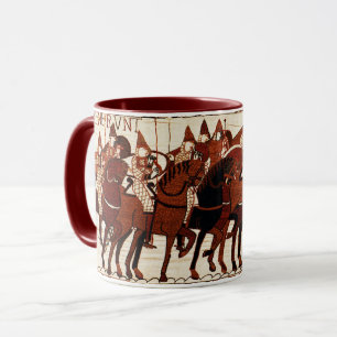 BAYEUX STEUERN NORMAN ARMY, KNIGHTS HORSEBACK TASSE