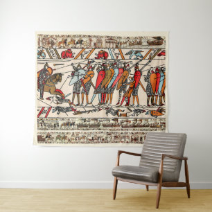BAYEUX STEUERSCHLAG HASTINGS NORMAN KNIGHTS  WANDTEPPICH