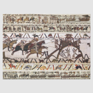BAYEUX-STEUERSEITE DINANS, ANGRIFF AUF DEN SCHLAG SEIDENPAPIER