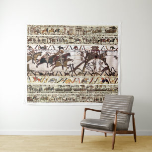 BAYEUX-STEUERSEITE DINANS, ANGRIFF AUF DEN SCHLAG WANDTEPPICH