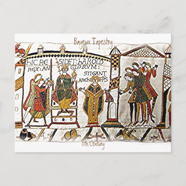 Bayeux Tapestry - a2 Postkarte (Vorderseite)