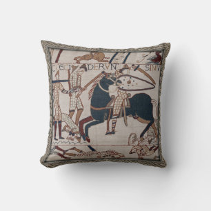 Bayeux Tapestry Battle Scene Throw Kissen
