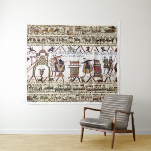 BAYEUX TAPESTRY Harold Eid zum Heiligen Relikt Wandteppich