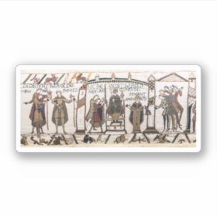 Bayeux Tapestry - King Harold Coronation Aufkleber