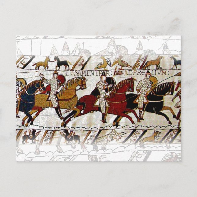Bayeux Tapestry Postkarte (Vorderseite)