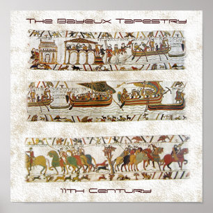 Bayeux Tapestry Scene Poster