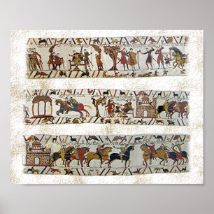 Bayeux Tapestry Scene Poster
