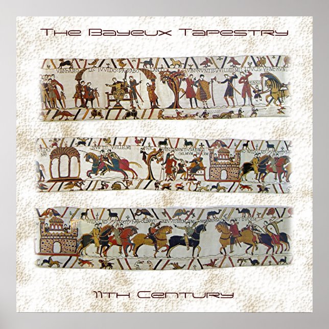 Bayeux Tapestry Scene Poster (Vorne)