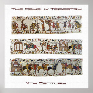 Bayeux-Tapisserie-Szene Poster