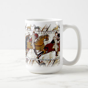 Bayeux-Tapisserie-Szenen-Tasse Kaffeetasse
