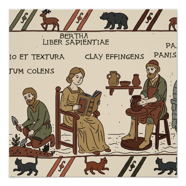 Bayeux-Teppich Parodie Poster (Vorderseite)