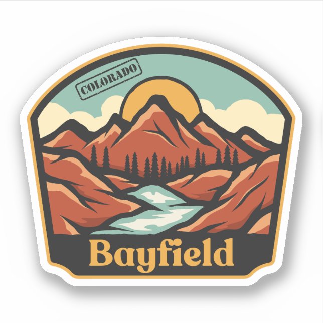 Bayfield, Colorado Aufkleber (Vorderseite)