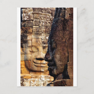 Bayon gegenüber Angkor Königreich Kambodscha Postkarte