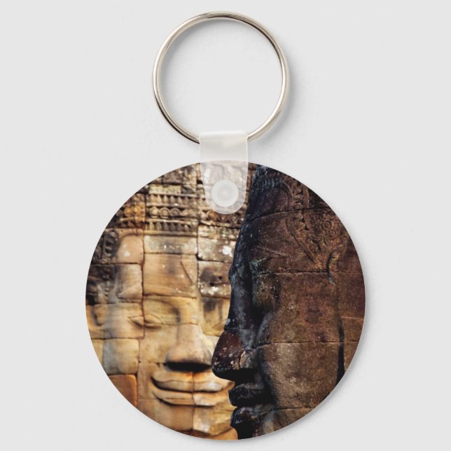 Bayon gegenüber Angkor Königreich Kambodscha Schlüsselanhänger (Vorderseite)