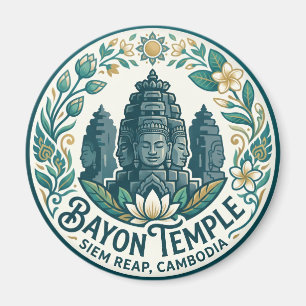 Bayon-Tempel Kambodscha Magnet