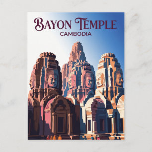 Bayon-Tempel Kambodscha Postkarte