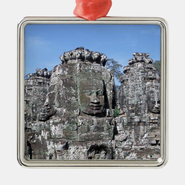 Bayon Temple in Angkor Wat - Kambodscha Ornament Aus Metall (Vorne)