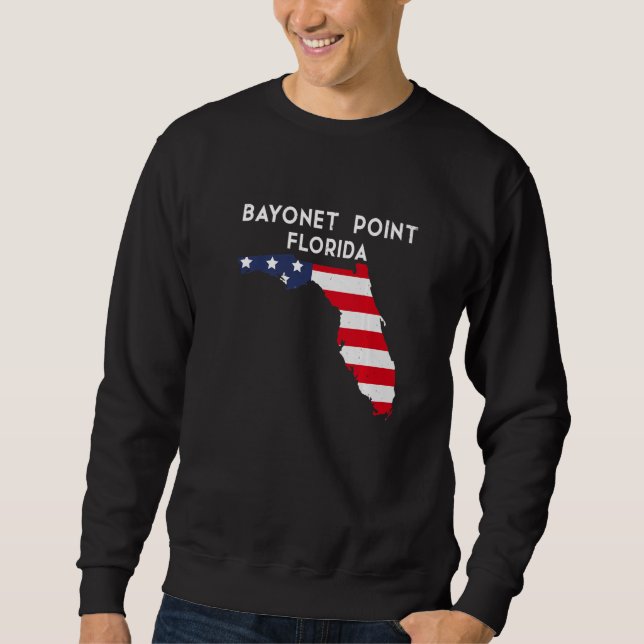 Bayonet Point Florida USA Staat America Travel Flo Sweatshirt (Vorderseite)