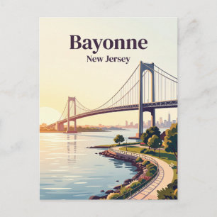 Bayonne, New Jersey Postkarte