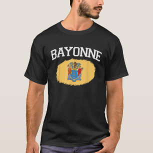 BAYONNE NJ NEW JERSEY Flag Vintag USA Sports Men T-Shirt