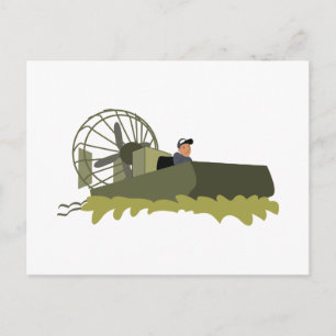 Bayou Airboat Postkarte