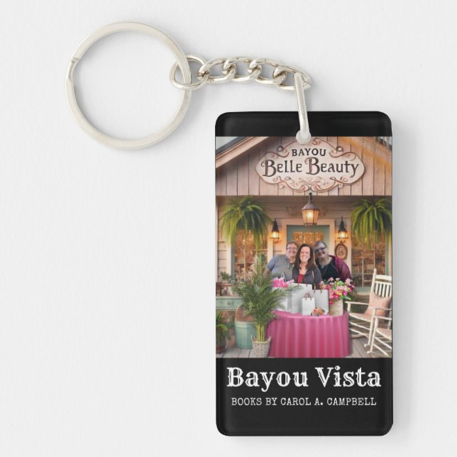 Bayou Belle Beauty | Carol A. Campbell Book Merch Schlüsselanhänger (Vorderseite)