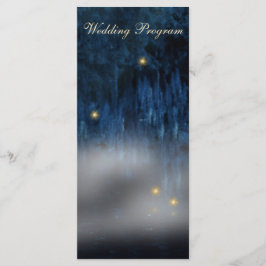 Bayou Bliss Wedding Program Card Programm