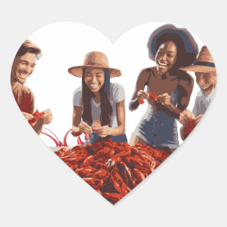 Bayou Bonds: Ein Crawfish Boil und gefunden in New Herz-Aufkleber