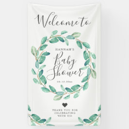 Bayou Botanicals | Baby Dusche Empfang Banner