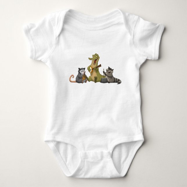 Bayou-Krug-Band Baby Strampler (Vorderseite)